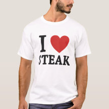 I Love Steak – Funny Meat Lover & BBQ Shirt