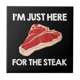 I Love Steak Gift Ribeye House Tile
