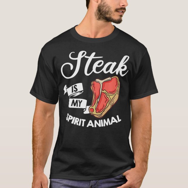 I Love Steak Ribeye House Premium  T-Shirt (Front)