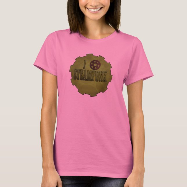 I love Steampunk T-Shirt (Front)