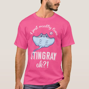 I Love Stingray Ocean Adventure Manta Ray Diving A T-Shirt