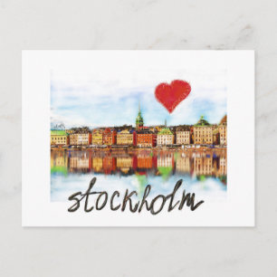 I love Stockholm Postcard