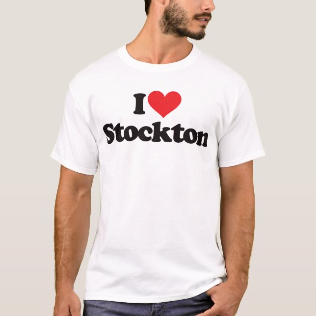 I Love Stockton T-Shirt (Front)