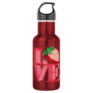 I LOVE STRAWBERRY 532 ML WATER BOTTLE