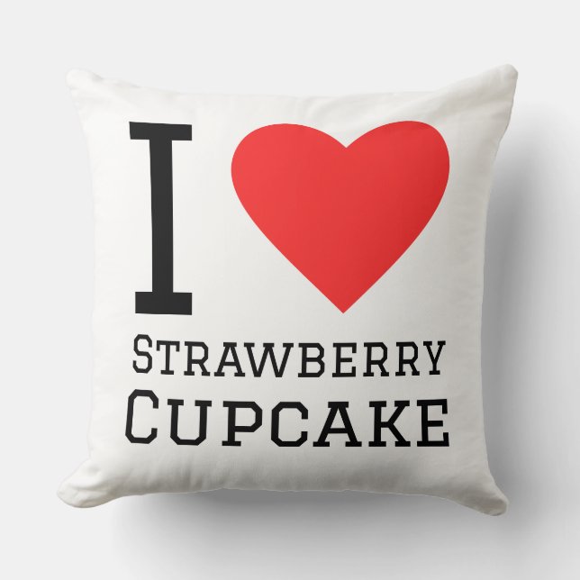 I love strawberry cupcake cushion (Front)