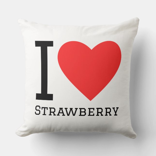 I love strawberry  cushion (Front)