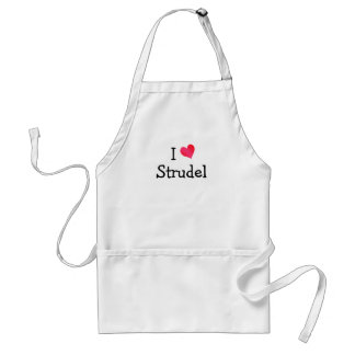 I Love Strudel Standard Apron