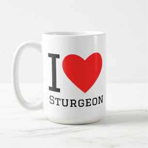 I love sturgeon coffee mug