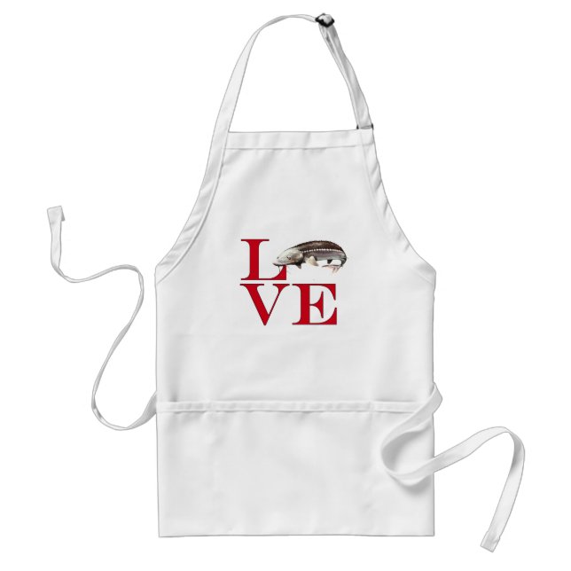 I Love Sturgeon Standard Apron (Front)