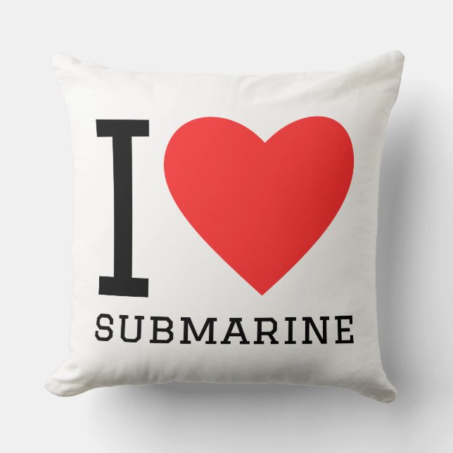 I love submarine cushion (Front)