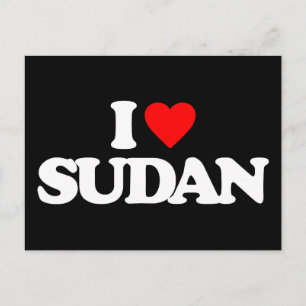 I LOVE SUDAN POSTCARD