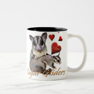 I Love Sugar Gliders Mugs