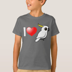 I Love Sulphur-crested Cockatoos T-Shirt