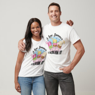 I love Summer - I Scream !!! T-Shirt