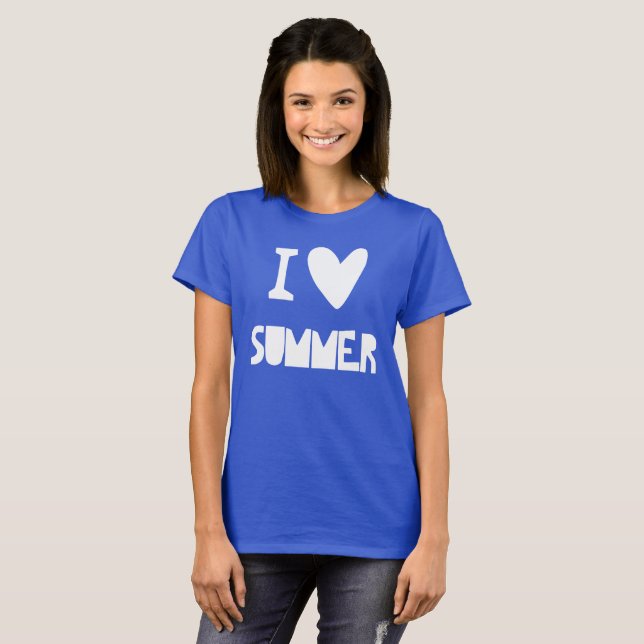 I Love Summer T-Shirt (Front Full)