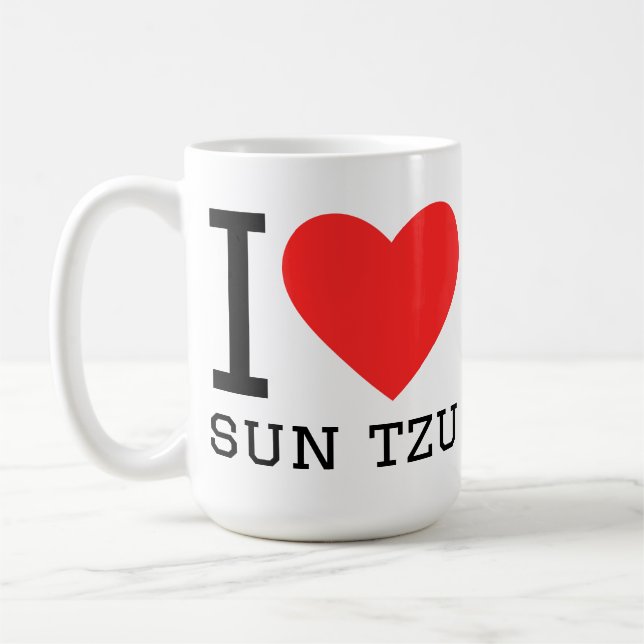 I love sun tzu coffee mug (Left)