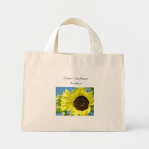 I Love Sunflower Gardens! Tote bags Sunflowers