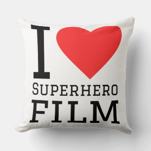 I love superhero film cushion