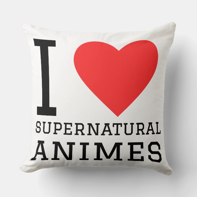 I love supernatural animes cushion (Front)