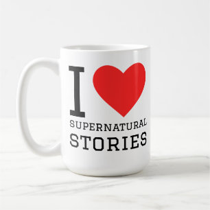 I love supernatural stories coffee mug