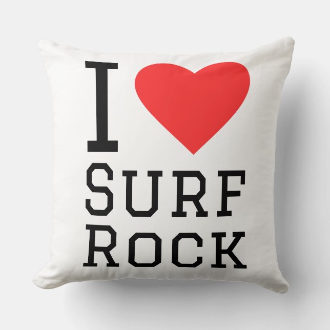 I love surf rock cushion (Front)