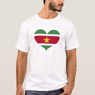 I Love Suriname Flag T-Shirt