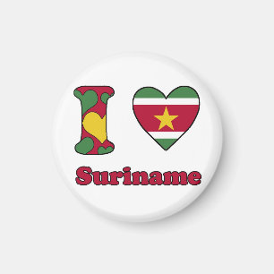 I love Suriname Magnet