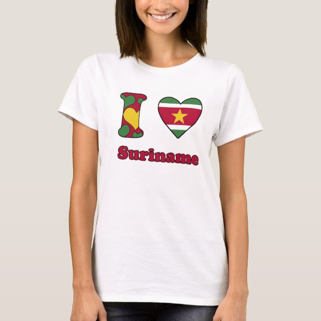 I love Suriname T-Shirt (Front)