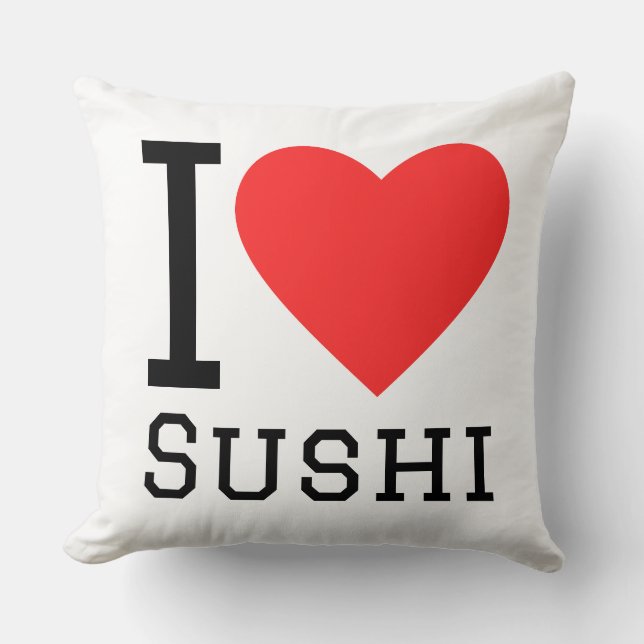 I love sushi cushion (Front)