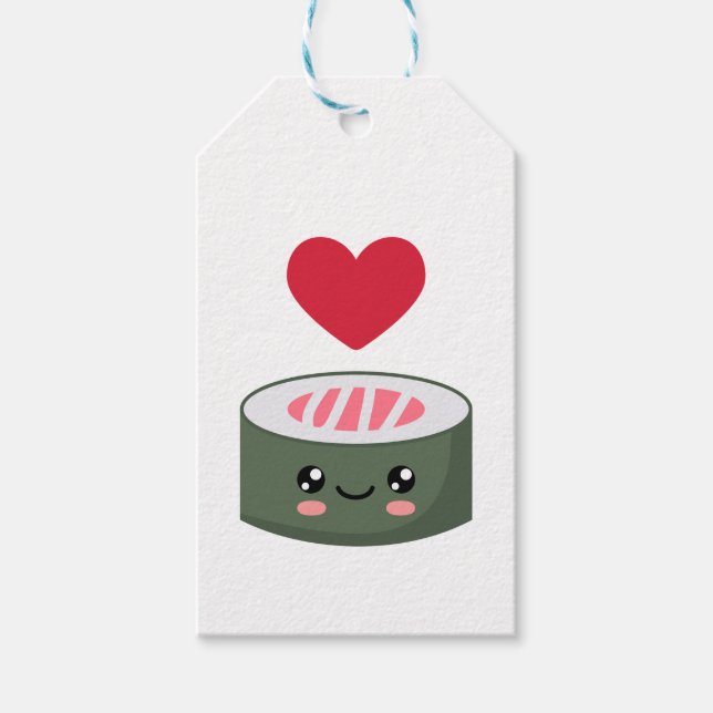 I love Sushi Gift Tags (Front)