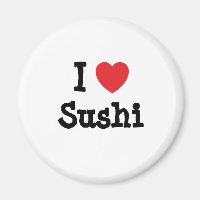 I love Sushi heart T-Shirt