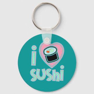 I love Sushi Key Ring