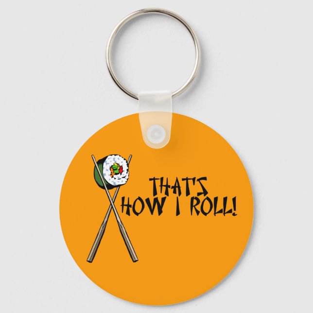 I love Sushi! Key Ring (Front)