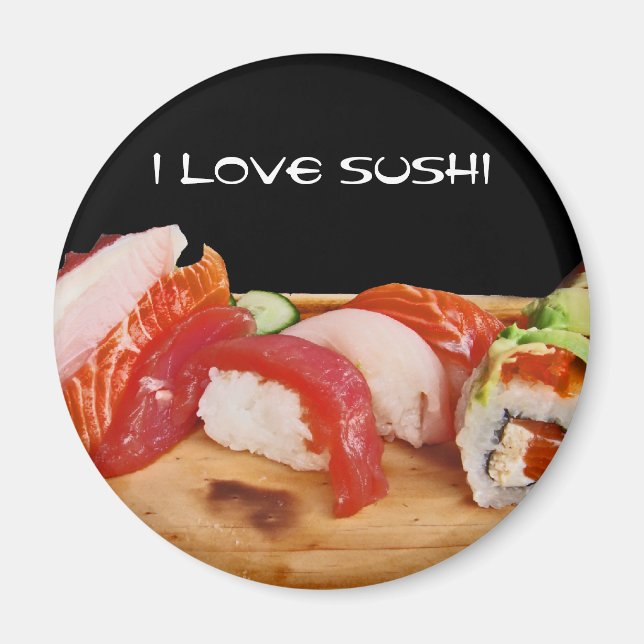 I Love Sushi Magnet (Front)