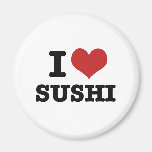 I Love Sushi Magnet