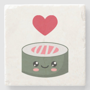 I love Sushi Stone Coaster