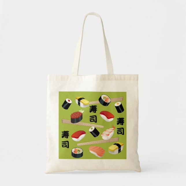 I Love Sushi Tote Bag (Front)
