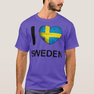 I Love Sweden My Home My Country my Heart 2 T-Shirt