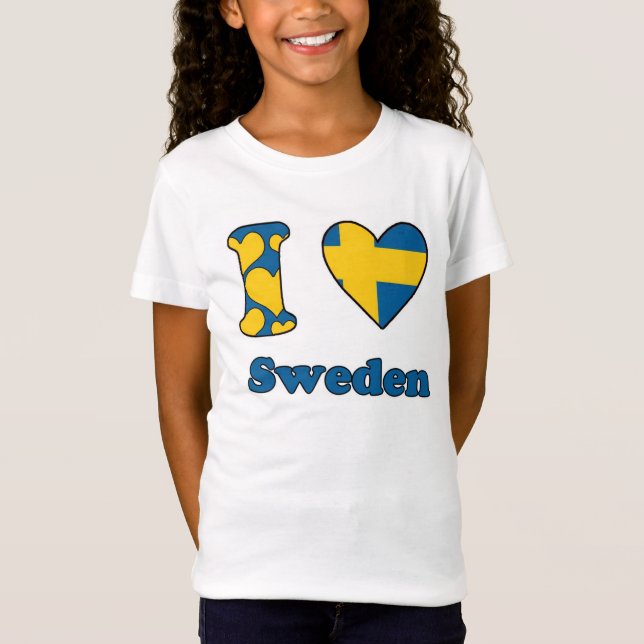 I love Sweden T-Shirt (Front)