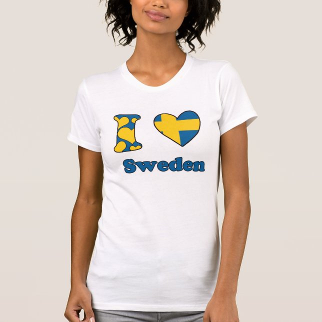 I love Sweden T-Shirt (Front)