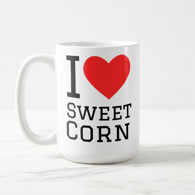 I love sweet corn coffee mug (Left)