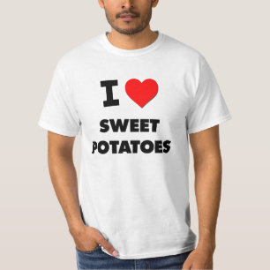 I Love Sweet Potatoes ( Food ) T-Shirt