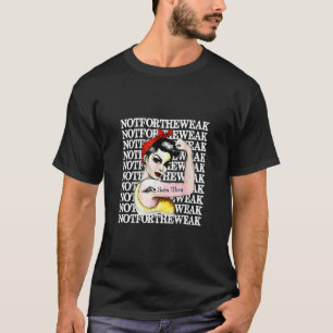 I Love Swimming - Swim Mum Not Weak Design T-Shirt