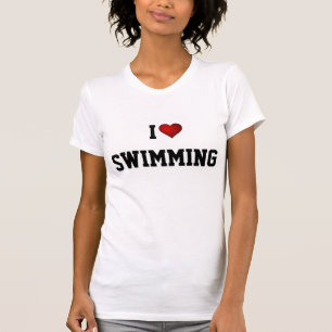 "I LOVE SWIMMING" t-shirt