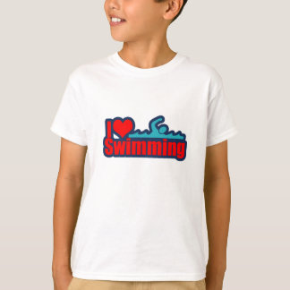 I Love Swimming T-Shirt