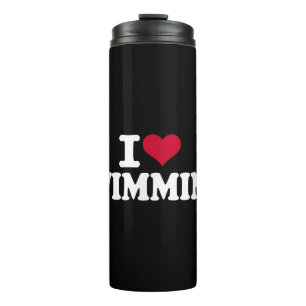 I love swimming thermal tumbler
