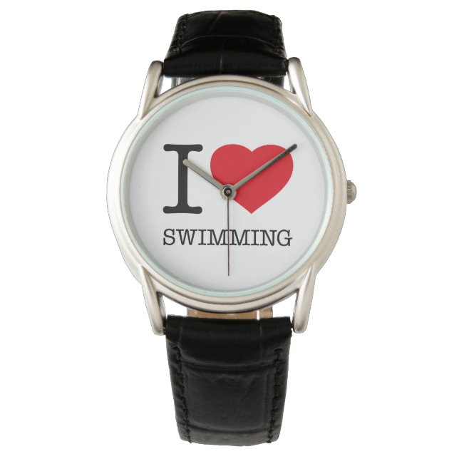 I LOVE SWIMMING WATCH (Front)