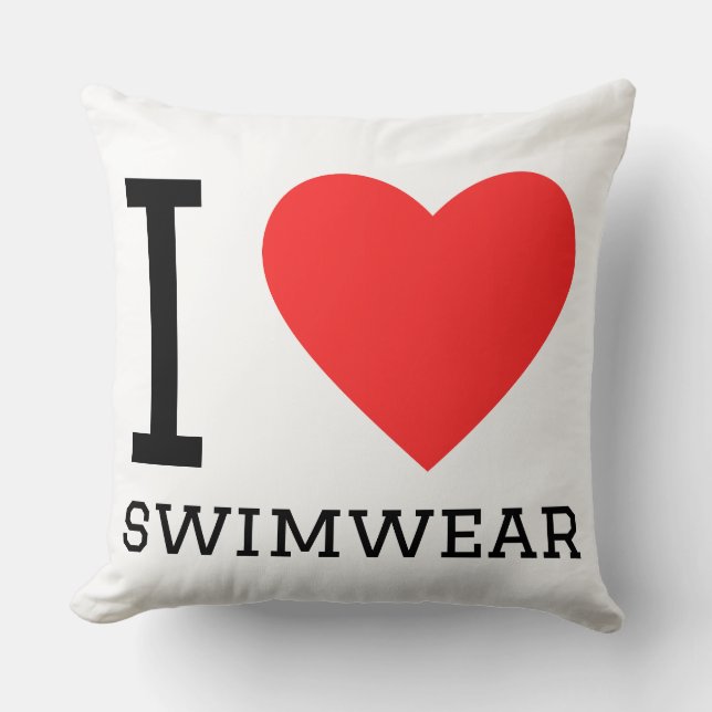 I love swimwear cushion (Front)