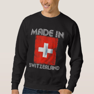 I Love Switzerland Its In My Dna Swiss Flag Nation Sweatshirt
