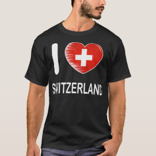 I Love Switzerland My Home My Country 2 T-Shirt